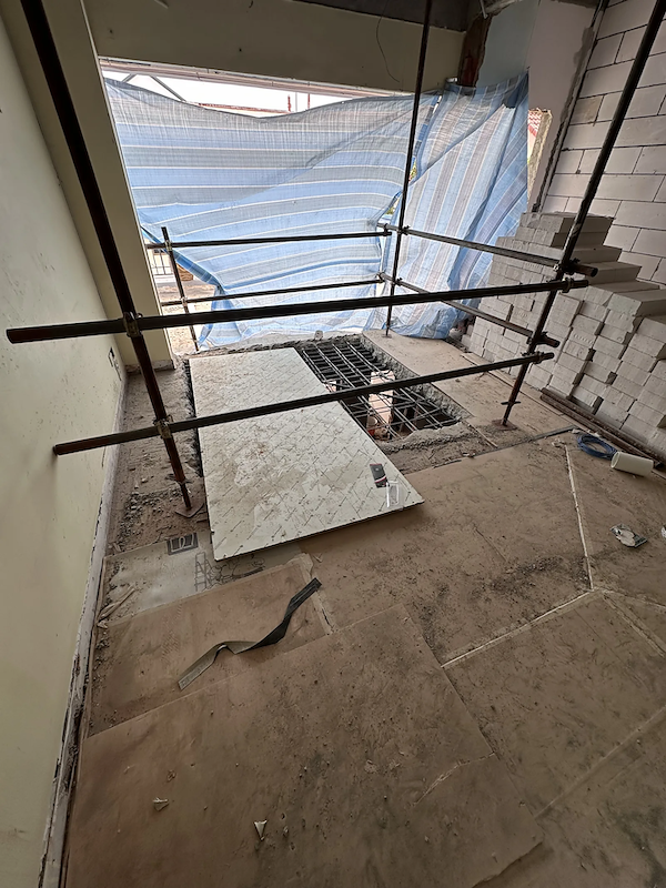 17CBR renovation in progress, photo 4